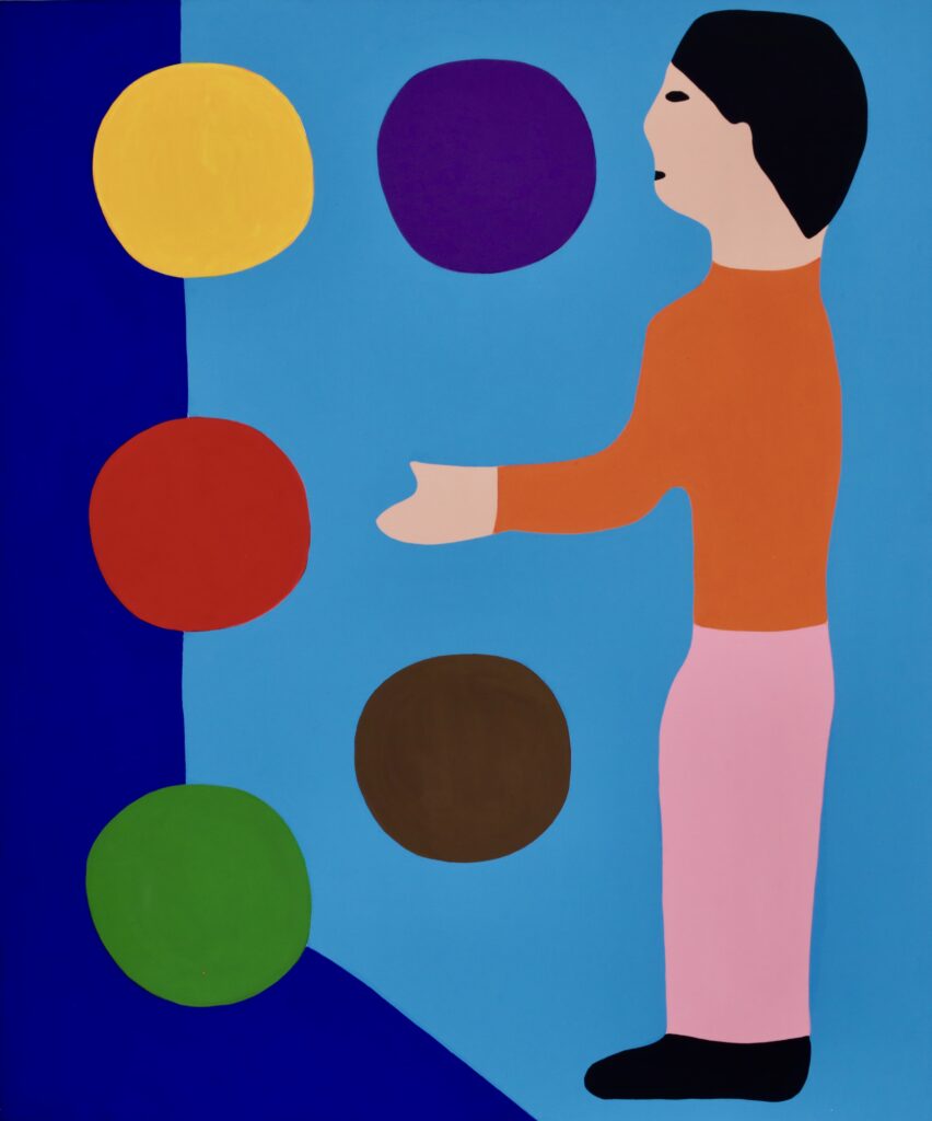 “Man with balls”. 2021.