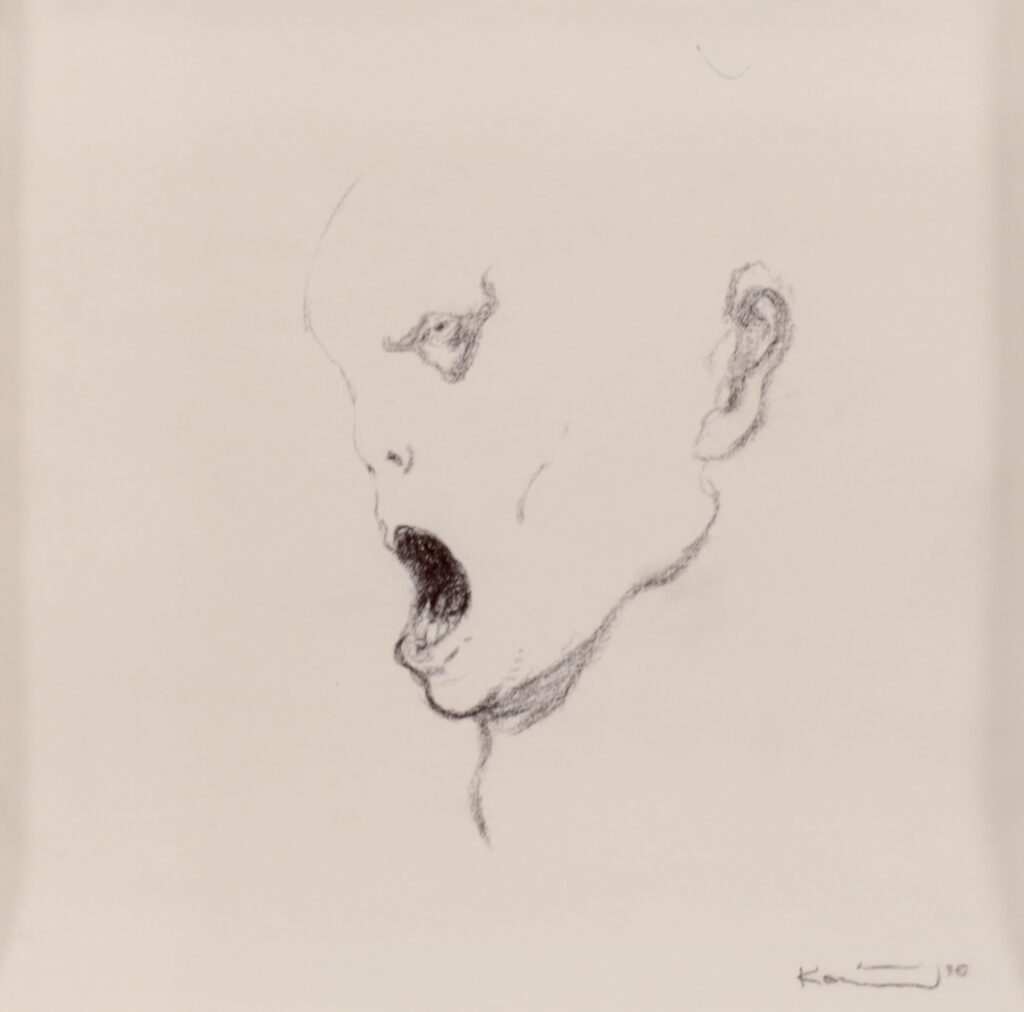 Komposition med ansigt. 2010.