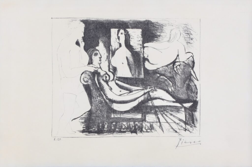 “La Peintre Et Son Modele”. 1930.