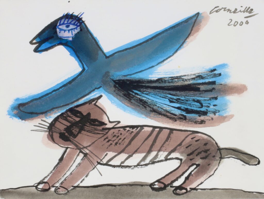 “Gato y pájaro”. 2000.