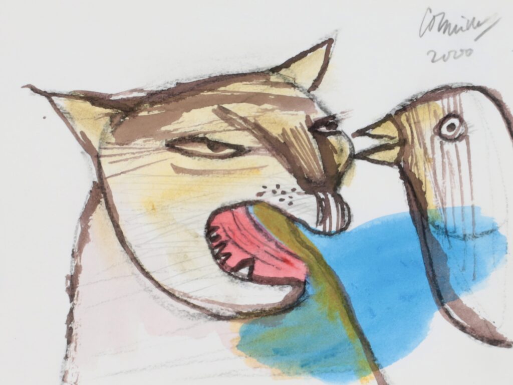 “Cat and bird”. 2000.
